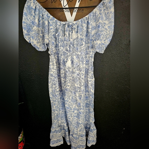 Baby blue summer dress - Picture 2 of 5